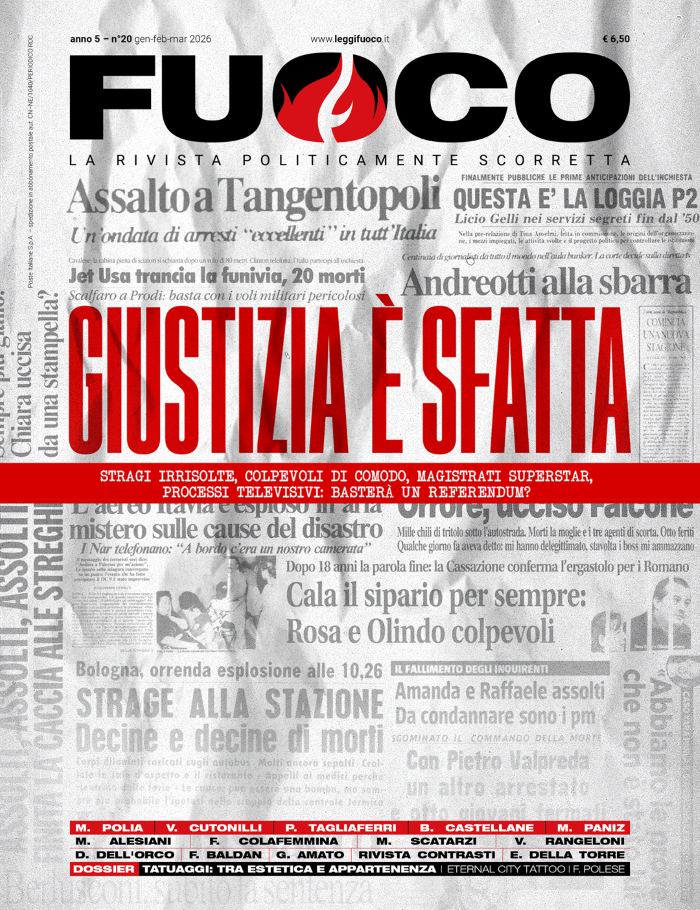 fuoco 20 giustizia e sfatta copertina
